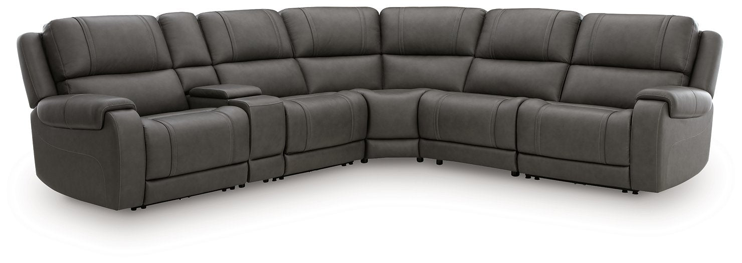 5Z - Pittson Power Reclining Sectional - Unclaimed Freight North (Aitkin, MN)