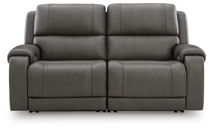 5Z - Pittson Power Reclining Sectional Loveseat - Unclaimed Freight North (Aitkin, MN)