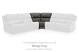 5Z - Pittson Power Reclining Sectional - Unclaimed Freight North (Aitkin, MN)