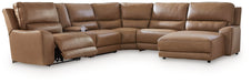 DeepWakes Power Reclining Sectional with Chaise - Unclaimed Freight North (Aitkin, MN)