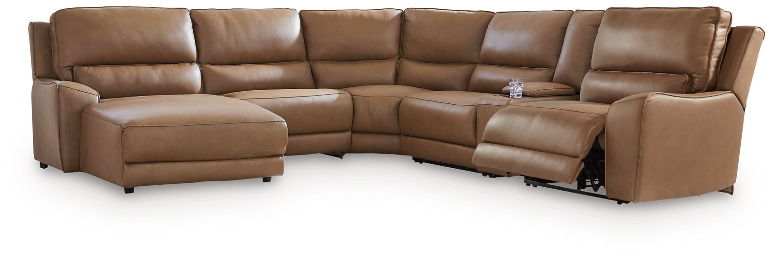 DeepWakes Power Reclining Sectional with Chaise - Unclaimed Freight North (Aitkin, MN)