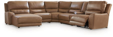 DeepWakes Power Reclining Sectional with Chaise - Unclaimed Freight North (Aitkin, MN)