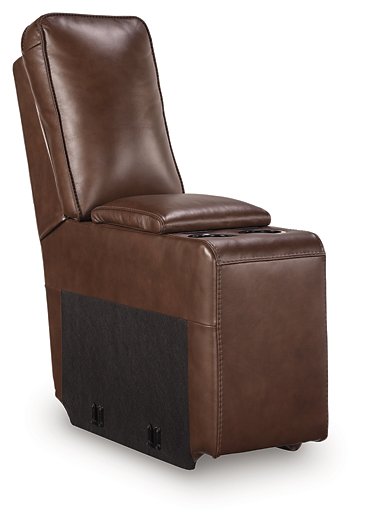 DeepWakes Reclining Sectional with Storage Console - Unclaimed Freight North (Aitkin, MN)