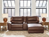 DeepWakes Power Reclining Sectional with Chaise - Unclaimed Freight North (Aitkin, MN)