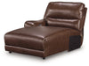 DeepWakes Power Reclining Sectional with Chaise - Unclaimed Freight North (Aitkin, MN)