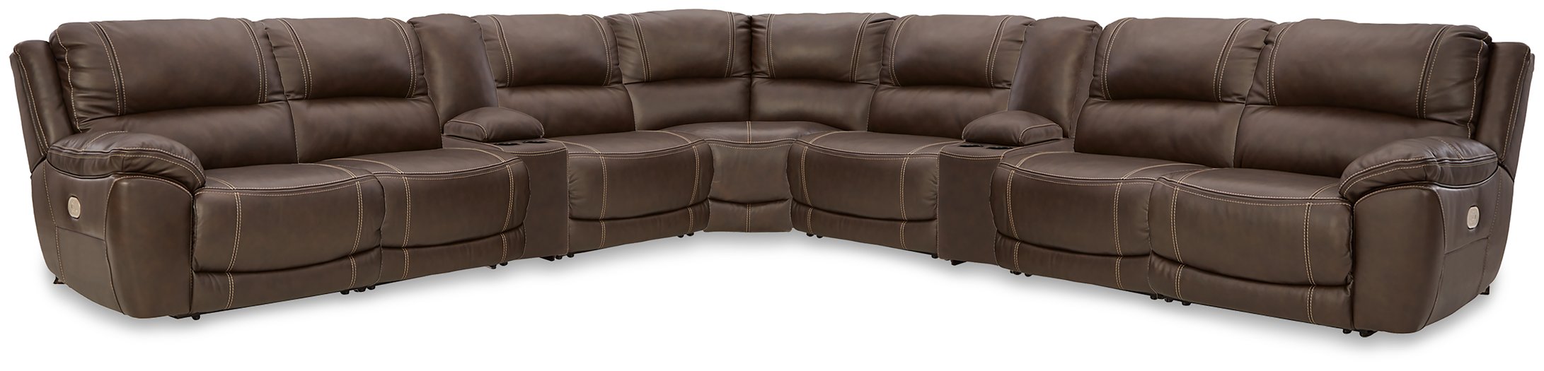 Dunleith Power Reclining Sectional - Unclaimed Freight North (Aitkin, MN)
