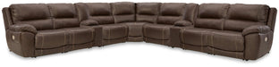Dunleith Power Reclining Sectional - Unclaimed Freight North (Aitkin, MN)