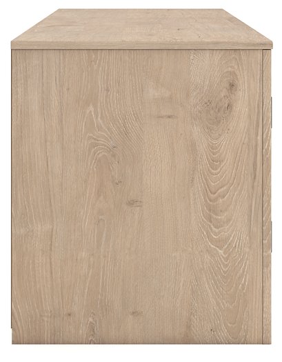 Cayboni 71" TV Stand with Electric Fireplace - Unclaimed Freight North (Aitkin, MN)