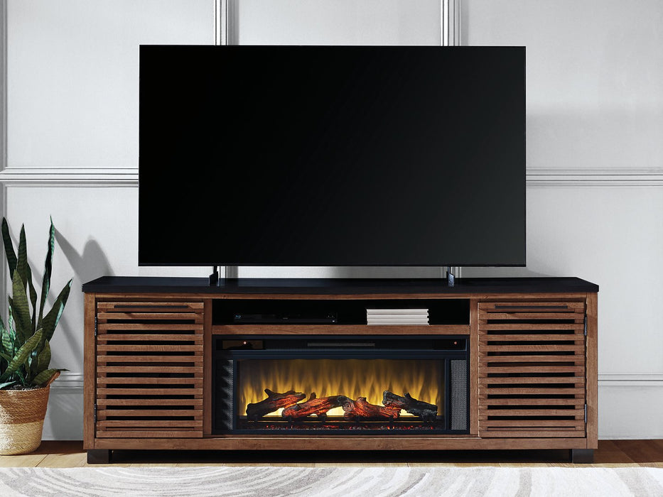 Kallari 84" TV Stand with Electric Fireplace - Unclaimed Freight North (Aitkin, MN)