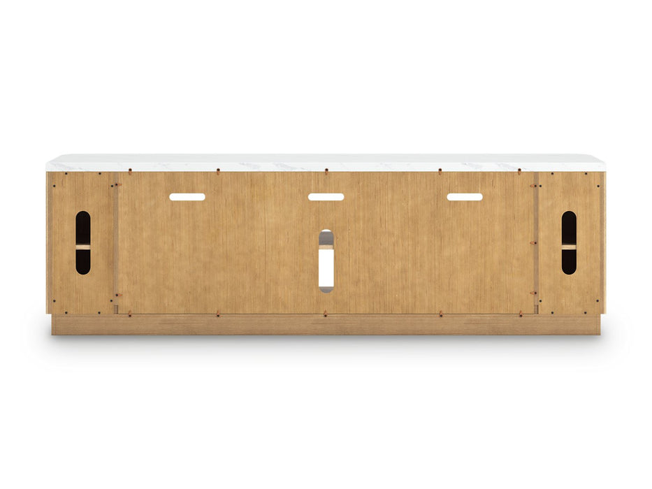 Camdill 80" TV Stand with Electric Fireplace - Unclaimed Freight North (Aitkin, MN)